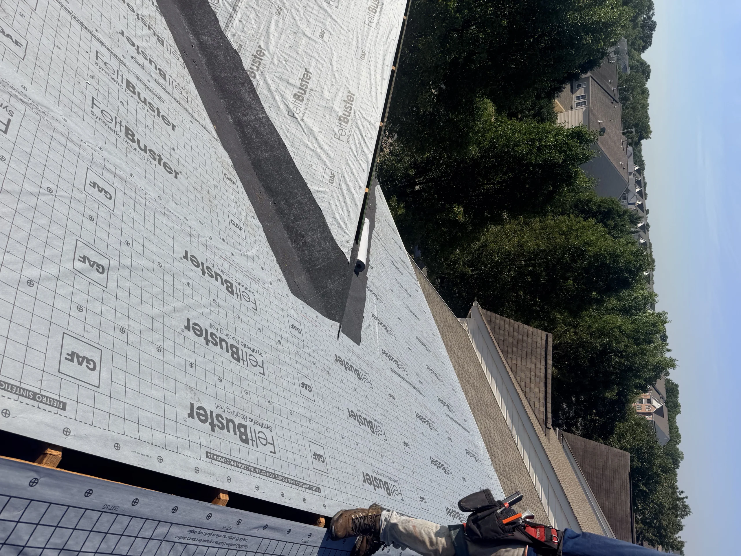 Roofers Pasadena MD roofing project on a residential property