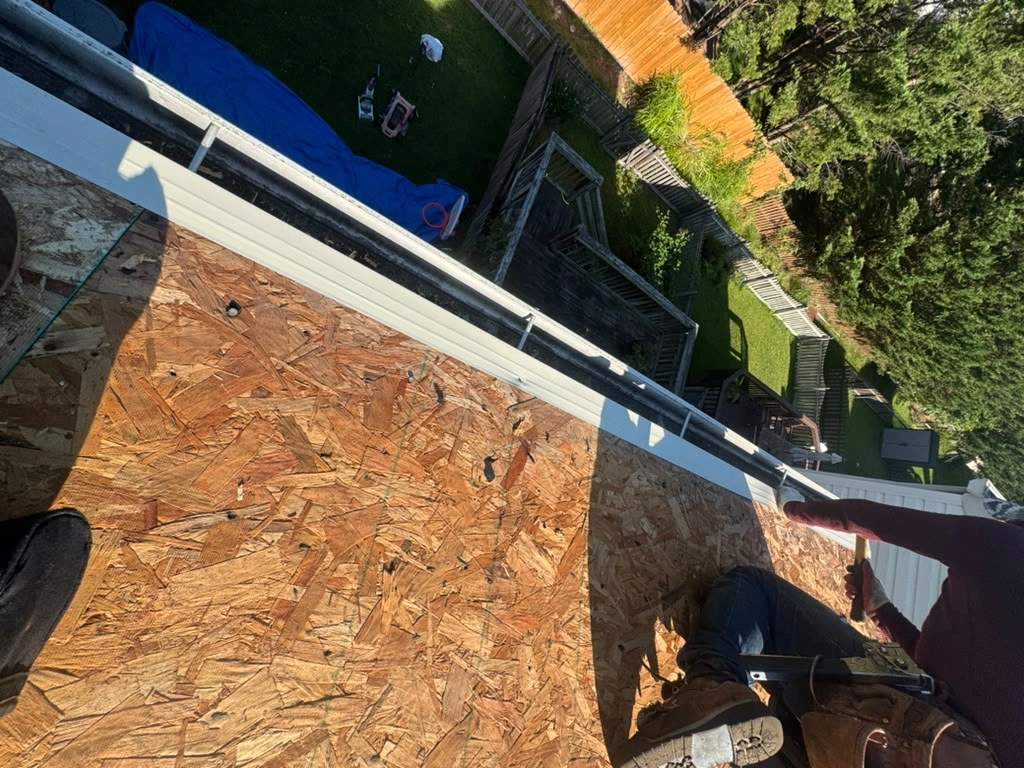 Roof installation reference for an Indian Head roof replacement project