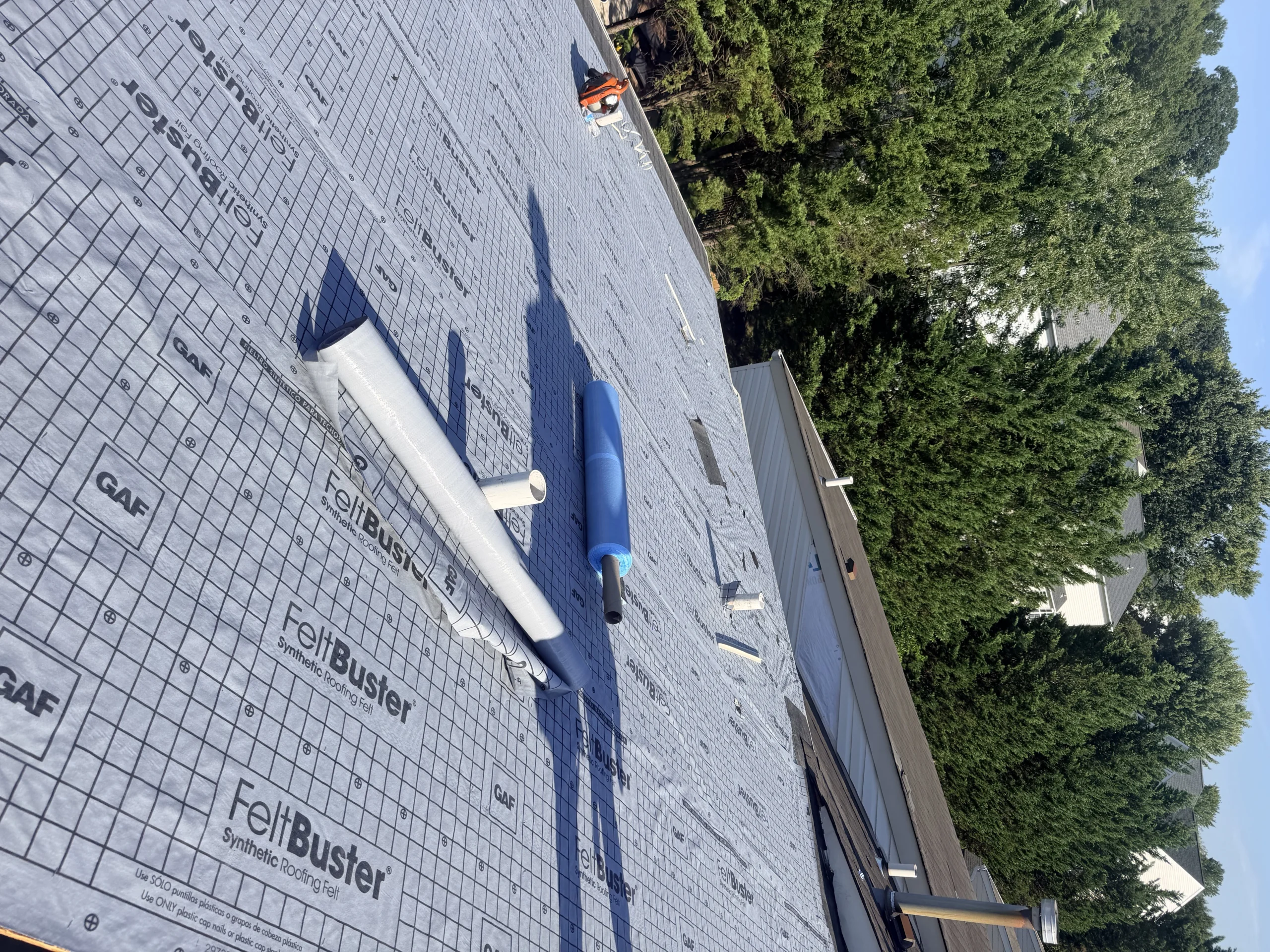 Roofer Pikesville MD residential roofing project