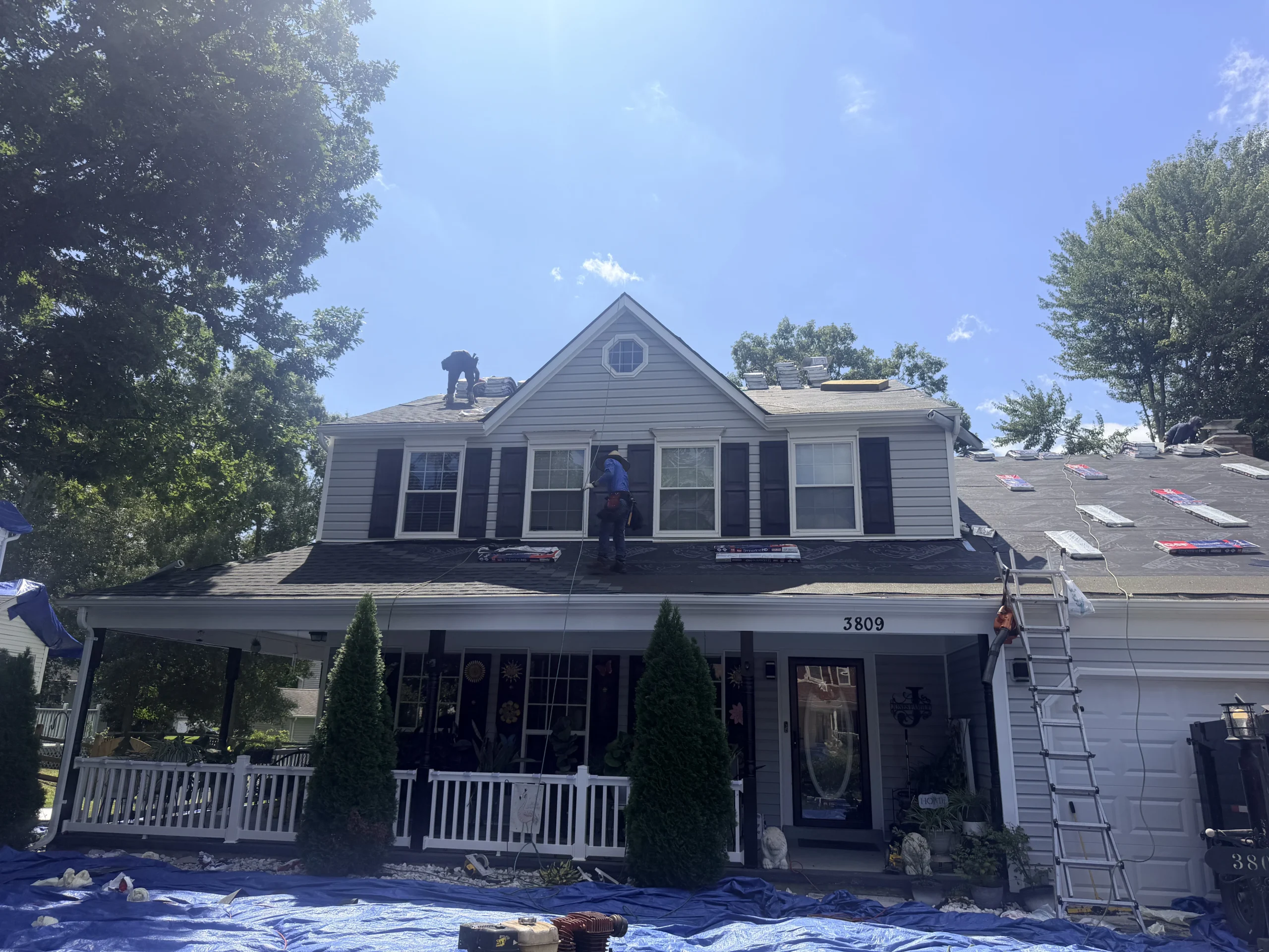 Roofing improvement and exterior roof work in Maryland