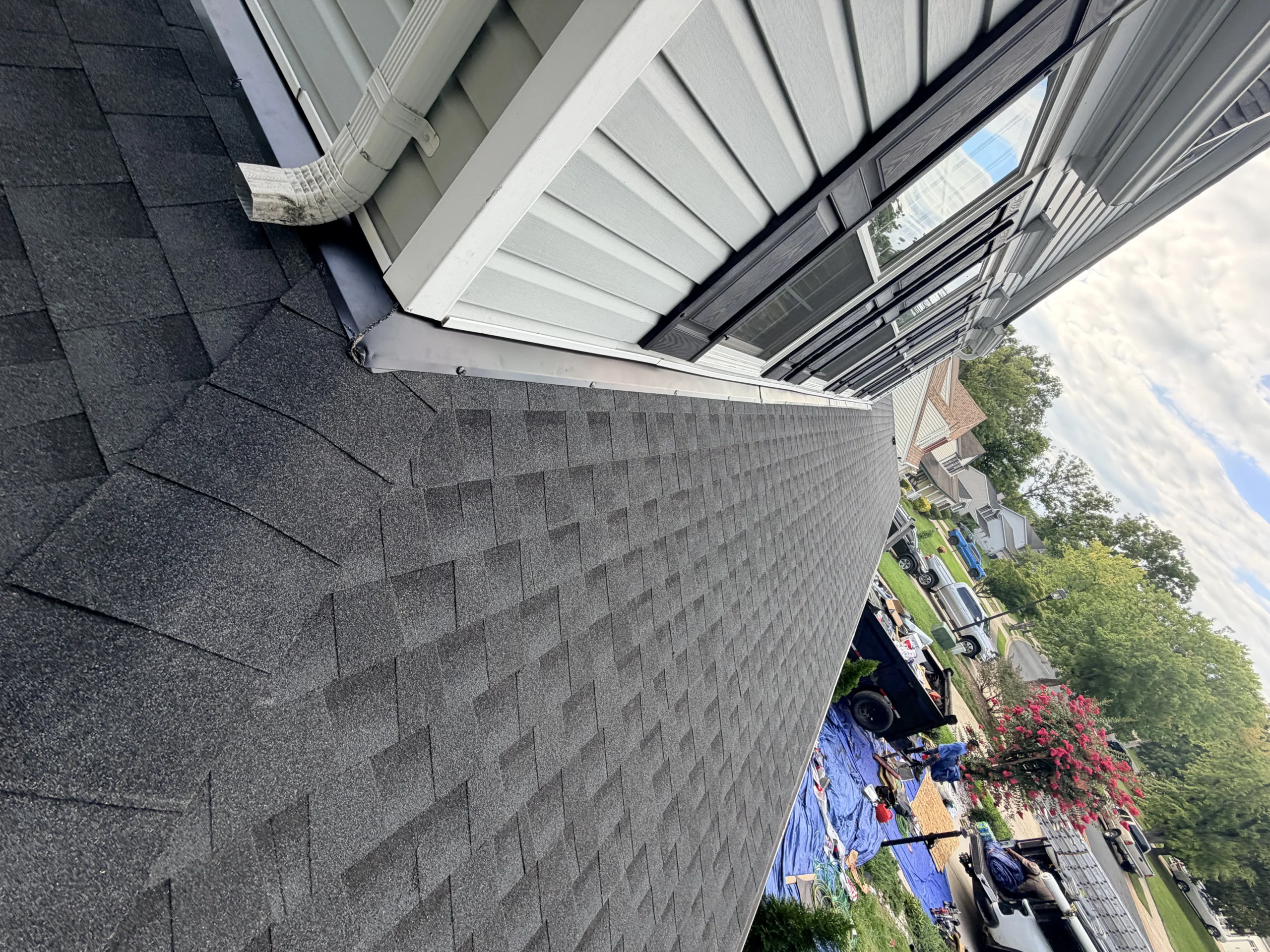 Roofer Pikesville MD roof improvement project
