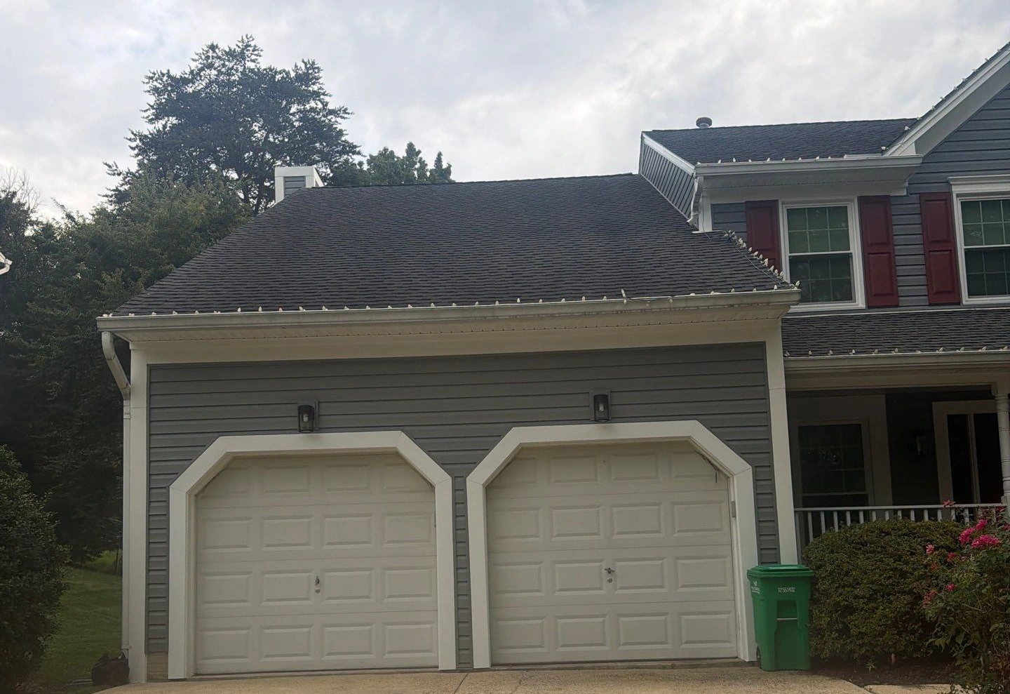Siding replacement work on a Maryland exterior